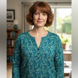 Moiety floral blouse